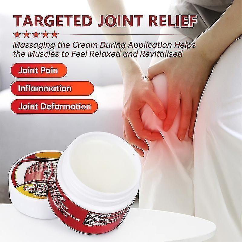 Neckva™ Portable Gout Ointment Herbal Toe Knee Joint Pain Relief Massage Cream (Pack of 2)