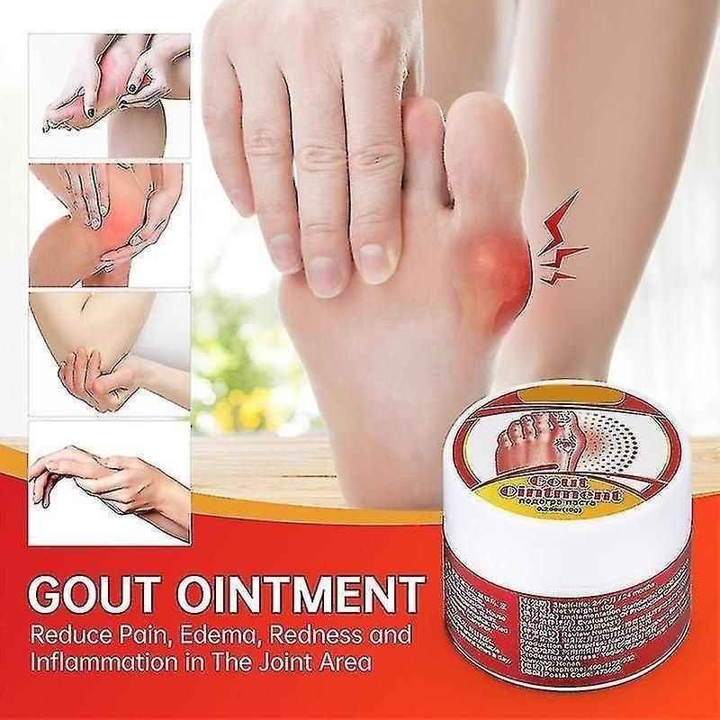 Neckva™ Portable Gout Ointment Herbal Toe Knee Joint Pain Relief Massage Cream (Pack of 2)
