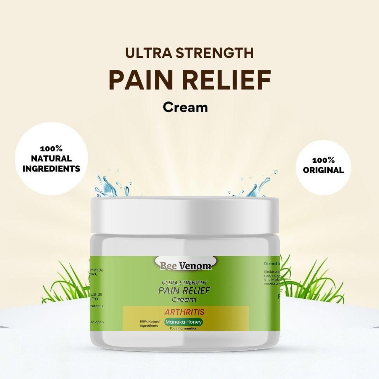 Neckva™ Bee Venom Ultra Strength Pain Relief Cream 100gram (Pack of 2)