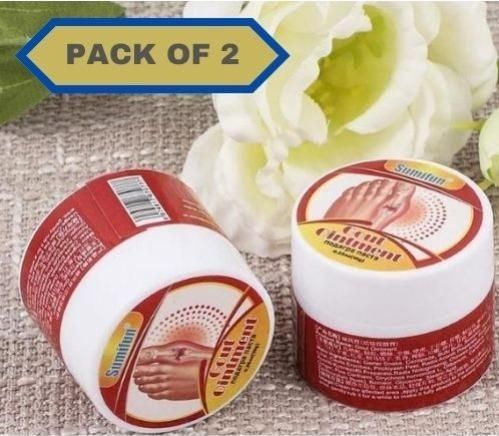 Neckva™ Portable Gout Ointment Herbal Toe Knee Joint Pain Relief Massage Cream (Pack of 2)