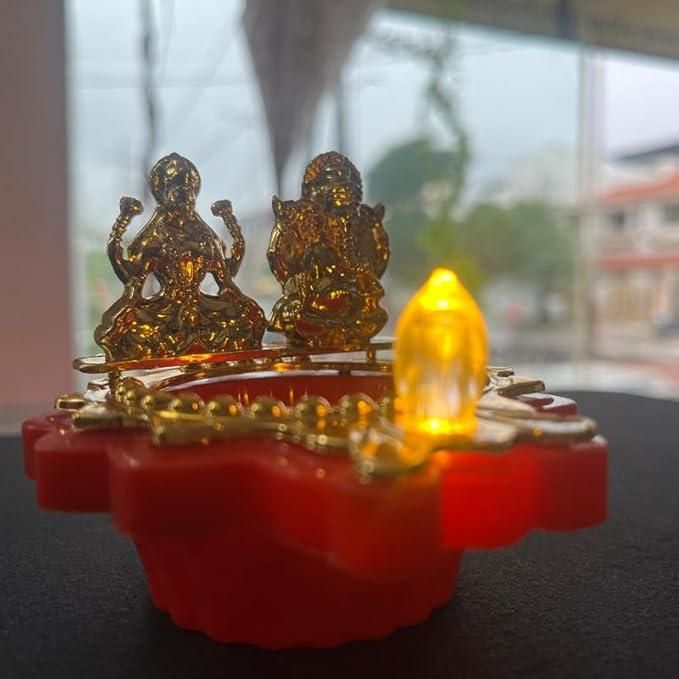 Water Laxmi Ganesh Diya Pack of 2